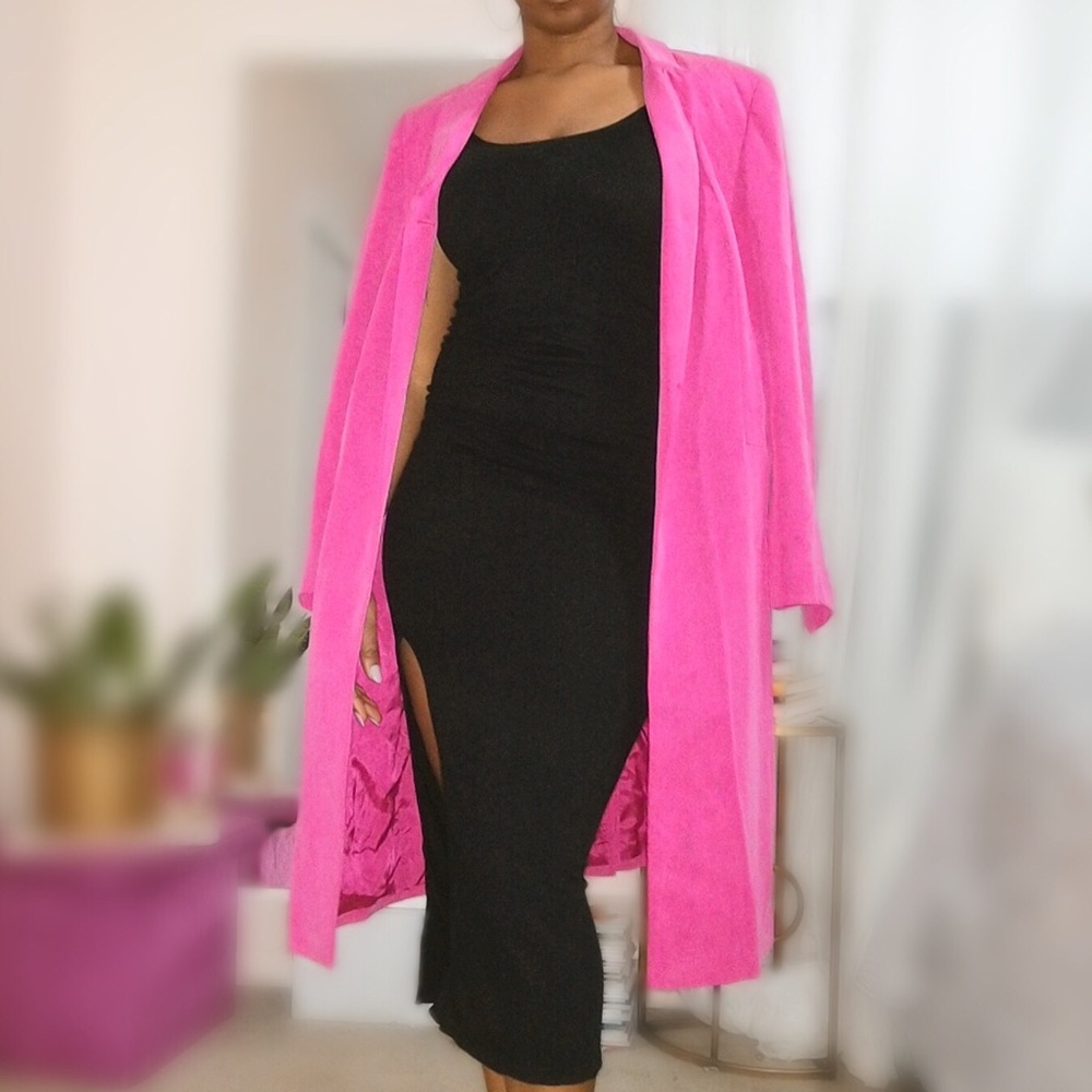 Silx pink Jacket | size medium 100% silk